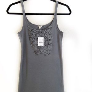 J.Crew perfect fit silk flower tank top